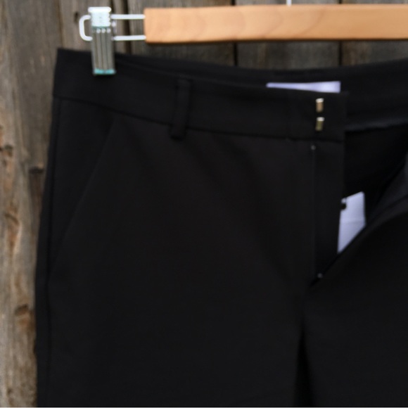 NWT Anine Bing Straight Leg Pant Cotton Stretch Black S - Picture 5 of 15